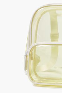 LIME Transparent Mini Backpack, image 4