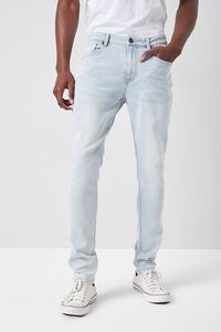 LIGHT DENIM Basic Slim-Fit Jeans, image 2