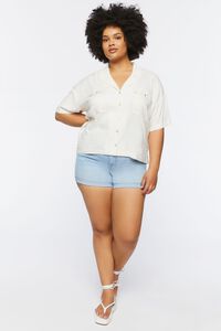 VANILLA Plus Size Boxy Button-Up Shirt, image 4