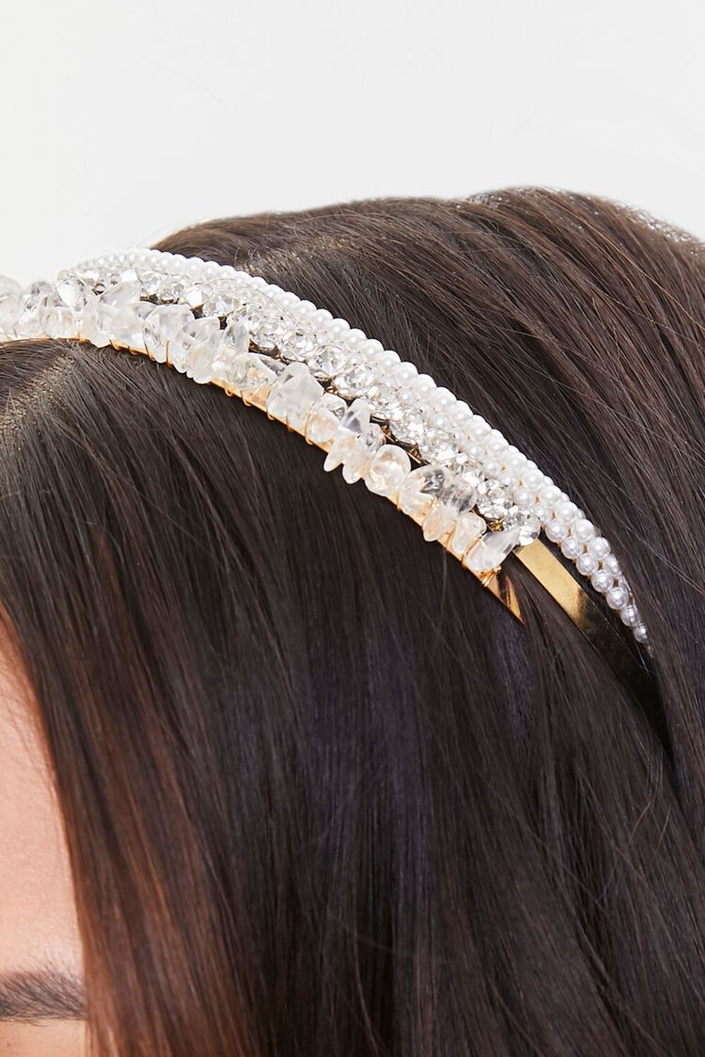 Faux Crystal Headband Set, image 2