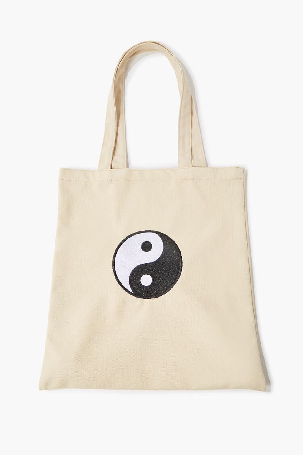 NATURAL/MULTI Yin Yang Graphic Tote Bag, image 1