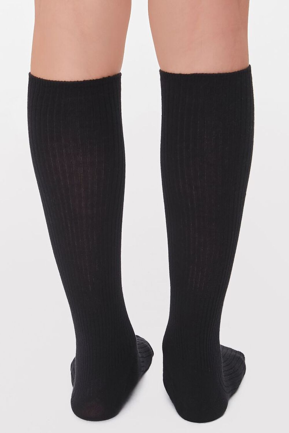 Ribbed Knee-High Socks, image 3