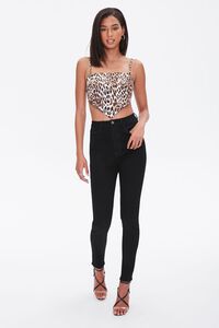 Leopard Print Cropped Cami, image 4