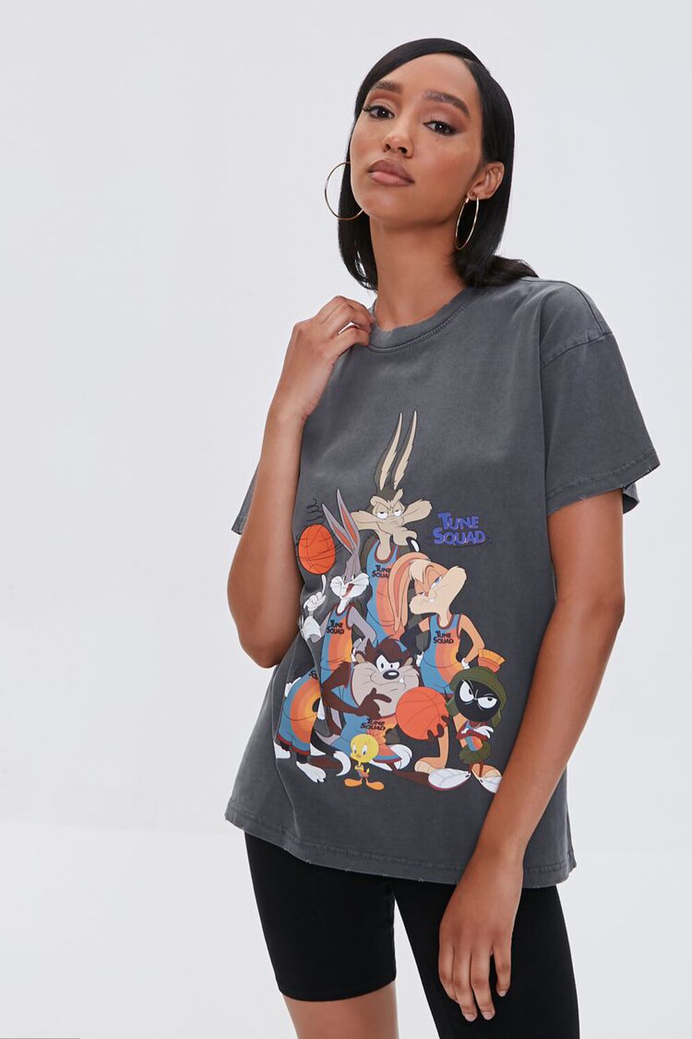CHARCOAL/MULTI Space Jam Tune Squad Graphic Tee, image 1
