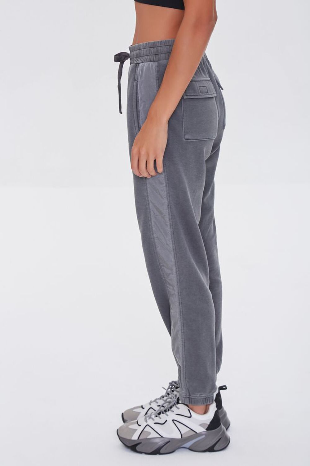 CHARCOAL Side-Striped Joggers, image 3