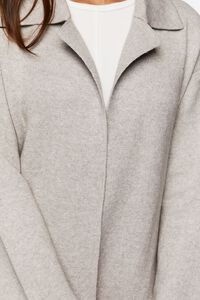 HEATHER GREY Belted Duster Cardigan, image 5