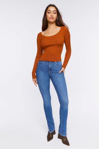 Ribbed Scoop-Neck Sweater, image 4