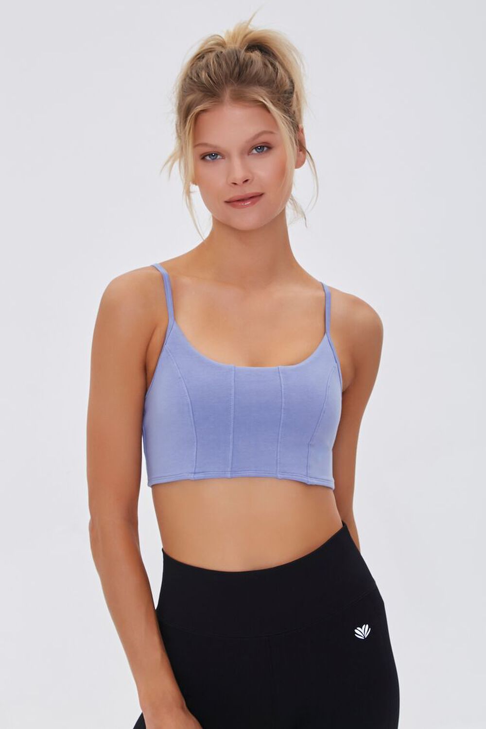 PERIWINKLE Active Caged Sports Bra, image 1