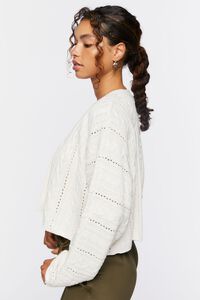 VANILLA Cable Knit Cardigan Sweater, image 2
