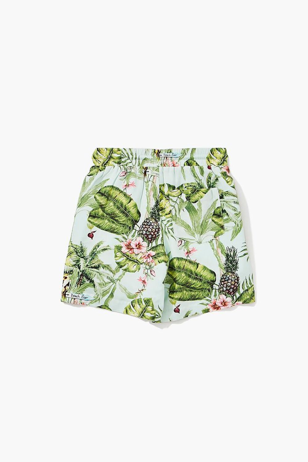 GREEN/MULTI Kids Tropical Print Shorts (Girls + Boys), image 2