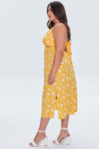 YELLOW/MULTI Plus Size Daisy Floral Cami Dress, image 2