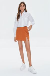 SAFARI Chambray-Blend Mini Skirt, image 5