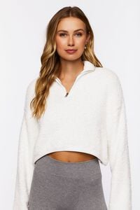 Fuzzy Half-Zip Sweater, image 6