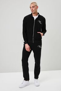 BLACK/CREAM Embroidered Casbah Palace Graphic Jacket, image 4