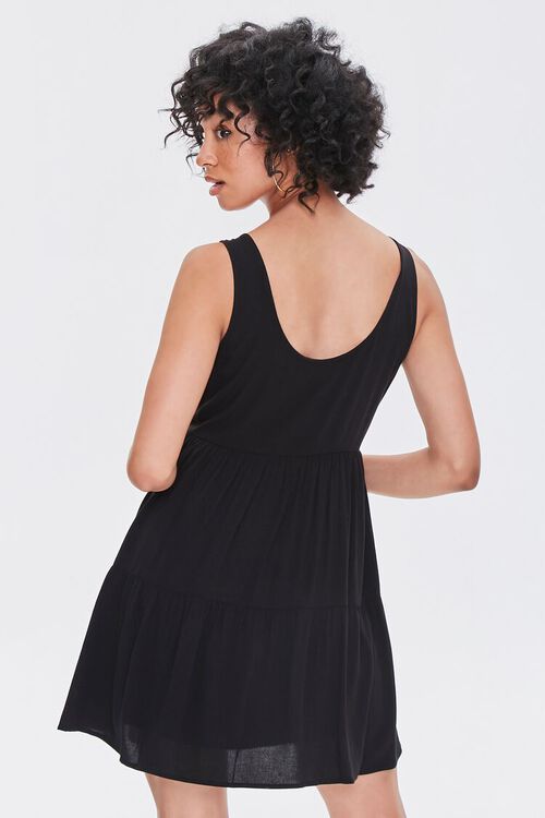 BLACK Tiered Mini Dress, image 3