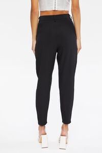 BLACK High-Rise Tapered Pants, image 4