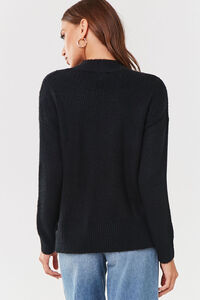 Brushed High-Low Sweater, image 3