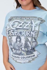 BLUE/MULTI Plus Size Ozzy Osbourne Graphic Tee, image 5