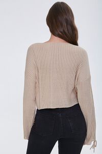 TAUPE Shadow-Striped Sweater, image 3