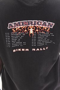 BLACK/MULTI American Biker Rally Muscle Tee, image 6
