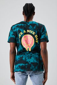 BLACK/MULTI Have A Nice Day Graphic Tie-Dye Tee, image 3