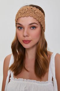 MAPLE Floral Crochet Headwrap, image 3