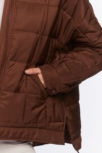 TURKISH COFFEE Active Quilted Puffer Jacket, image 6
