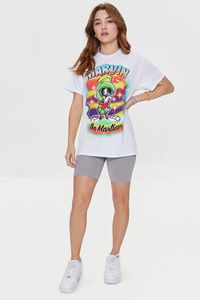 WHITE/MULTI Marvin The Martian Graphic Tee, image 4