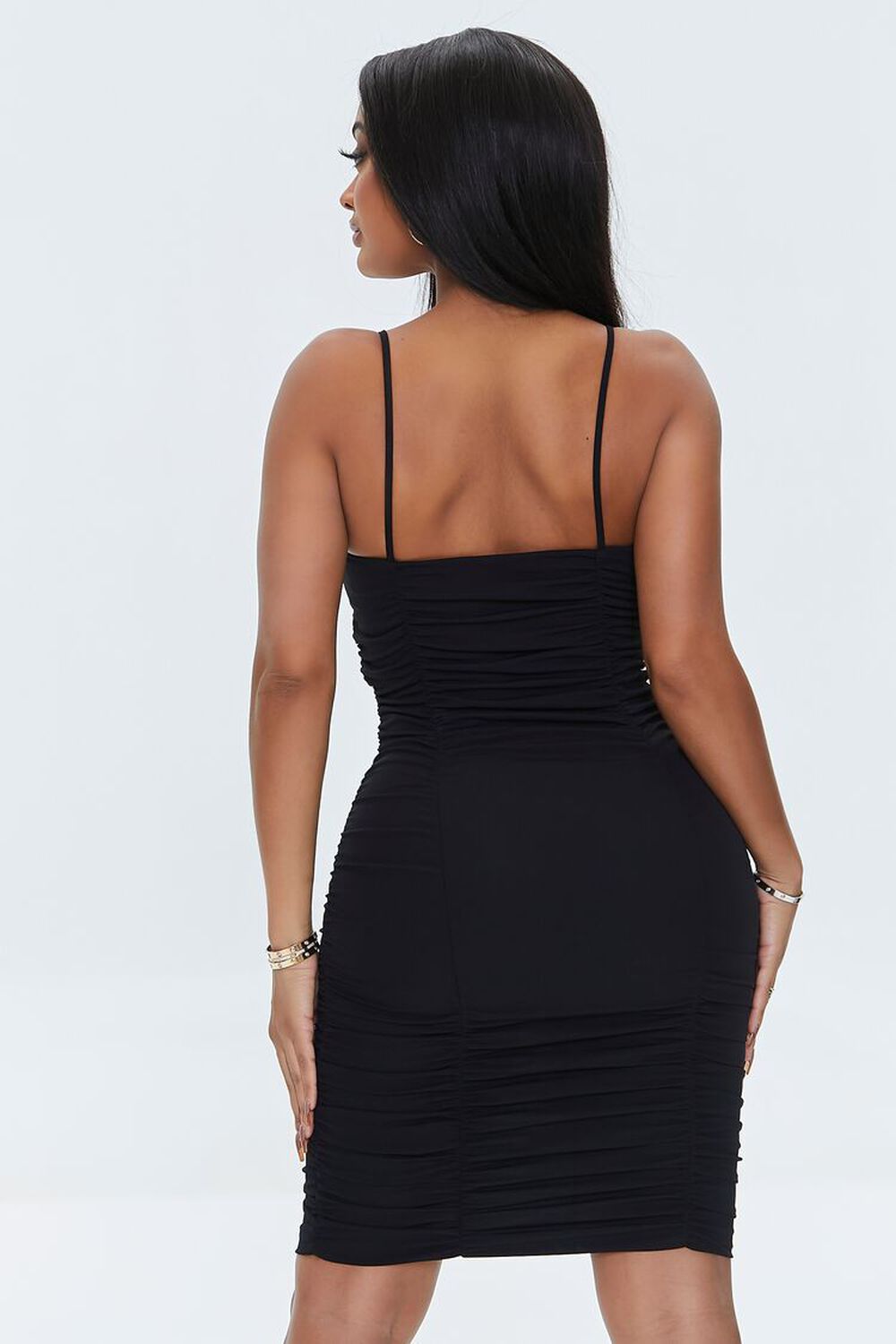 Ruched Cutout Bodycon Dress, image 3