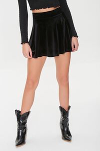 Velvet Skater Skirt, image 2