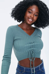 SAGE Sweater-Knit Crop Top, image 1