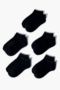 BLACK Kids Ankle Socks Set - 5 pack (Girls + Boys), image 2