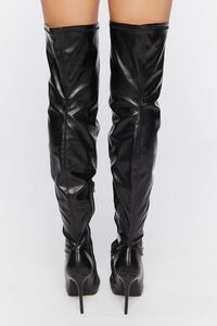 BLACK Thigh-High Stiletto Boots, image 3