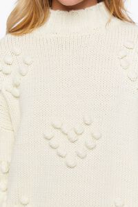 CREAM Ball Knit Heart Sweater, image 5