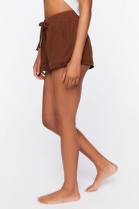 BROWN French Terry Lounge Shorts, image 3