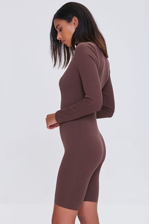 BROWN Seamless Fitted Romper, image 2