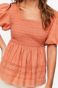 RUST Tiered Puff Sleeve Top, image 5