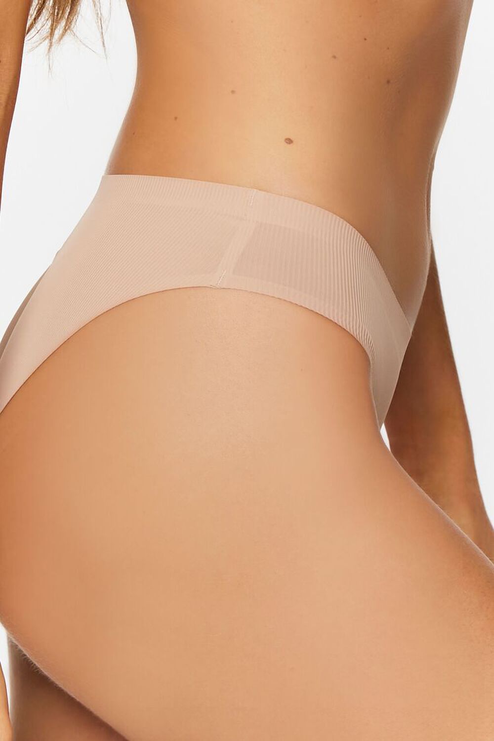 TAUPE Mid-Rise Cheeky Panties, image 3