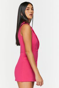 PINK Sleeveless Double-Breasted Romper, image 2