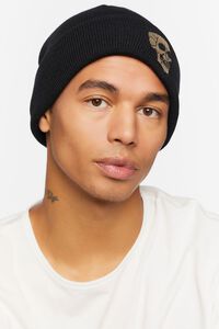 Skull Patch Beanie, image 2