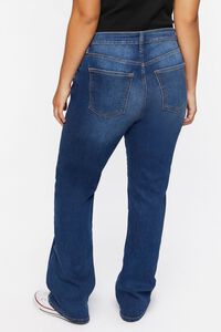 DARK DENIM Plus Size Mid-Rise Bootcut Jeans, image 4