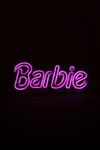 BLACK/MULTI Barbie™ Neon Sign, image 1
