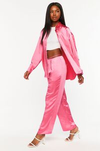 PEONY Satin Strappy Mid-Rise Pants, image 1