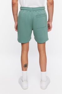GREEN Drawstring Vented-Hem Shorts, image 4