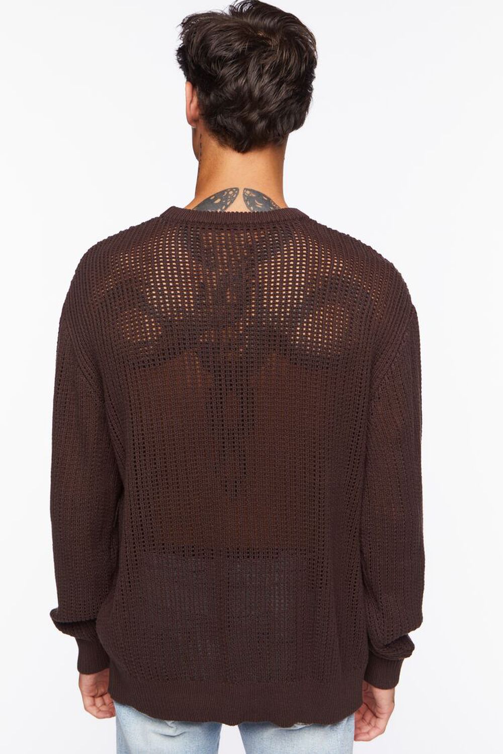 COCOA Open-Knit Crew Sweater, image 3