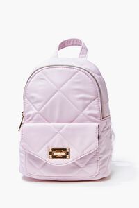 LAVENDER Quilted Mini Backpack, image 1