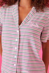 PINK/MULTI Barbie Shirt & Shorts Pajama Set, image 5