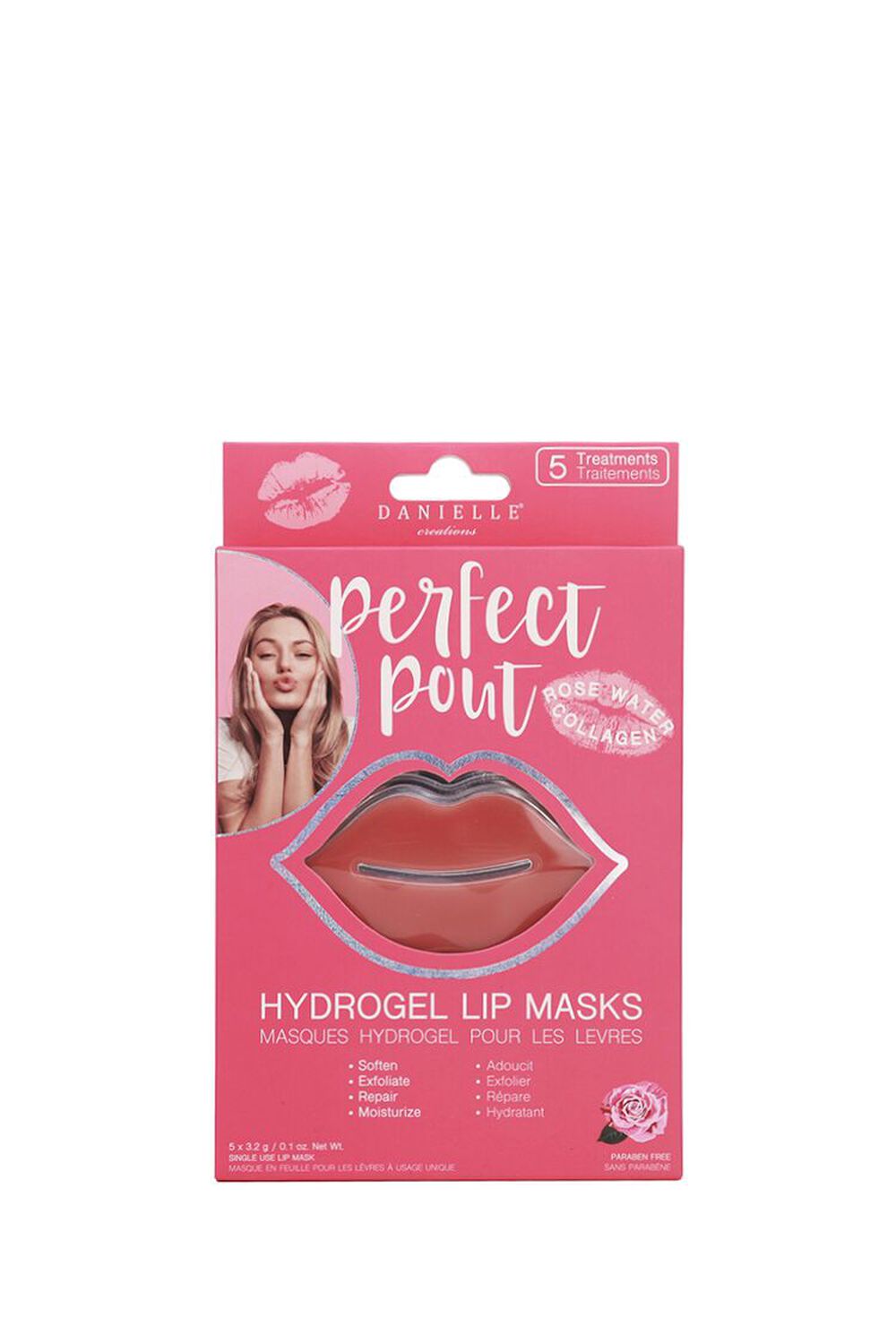 PINK Perfect Pout Hydrogel Lip Mask Set, image 1