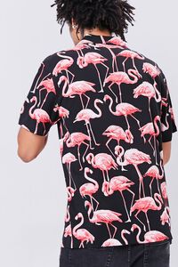 BLACK/PINK Classic Fit Flamingo Print Shirt, image 3