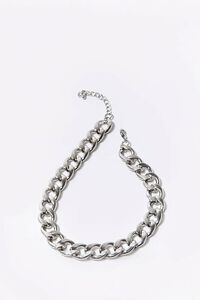 SILVER Chunky Chain Necklace, image 2